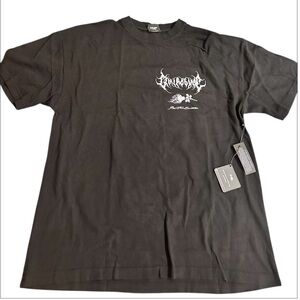 Stylish Black Graphic Tee for Men Beetle Juice Colab NWT Size Medium